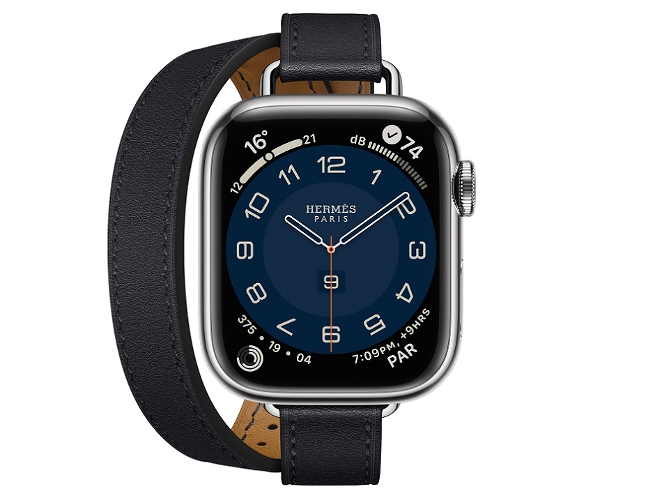 Apple Watch Hermes Series 7  Attelage 41mm case with double tour band in Indigo Swift calfskin.jpg