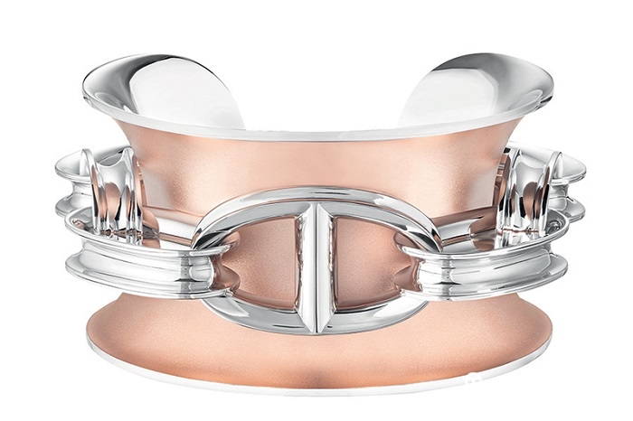 69. Hermes Reponse_Cuff bracelet in silver and vermeil.jpg