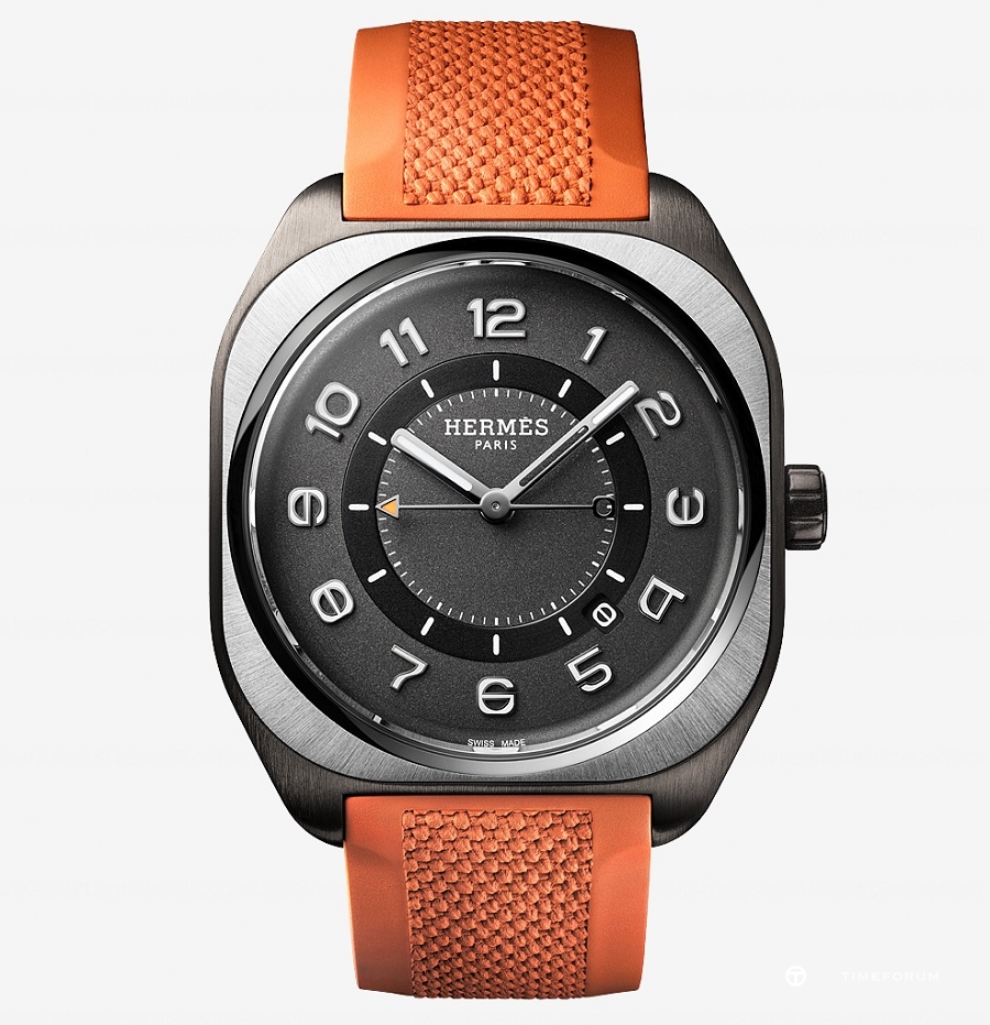 HERMES H08_Titanium and DLC_orange strap_짤JoelVonAllmen.jpg