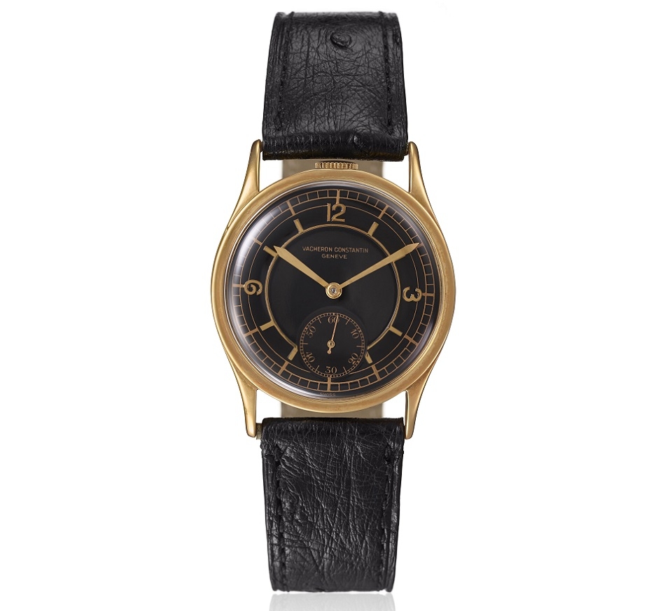23. 설립 150주년 주빌레 Jubilé 모델 중 하나인 블랙 ‘듀코 Duco’ 다이얼의 손목 시계 - 1936년.jpg