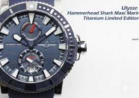 Ulysse Nardin Hammerhead Shark Maxi Marine Diver Titanium Limited Edition Watch 리뷰