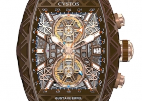 쿠스토스(CVSTOS)의 구스타브 에펠 크로노그래프 GMT